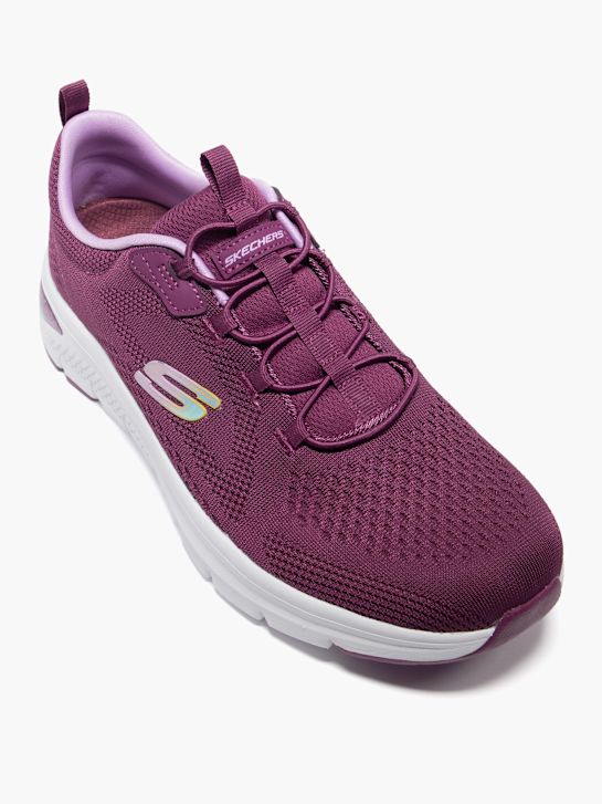 skechers arco de confort 2.0 entrenador morado deichmann