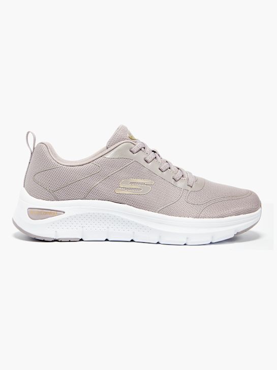 skechers arco de confort 2.0 entrenador taupe deichmann