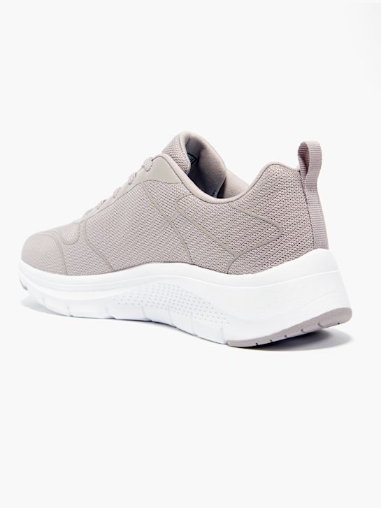 skechers arco de confort 2.0 entrenador taupe deichmann