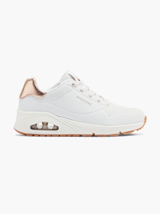 skechers uno - brillo de distancia slip-on entrenador blanco deichmann