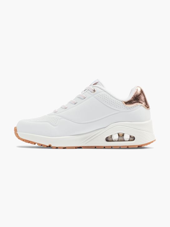 skechers uno - brillo de distancia slip-on entrenador blanco deichmann