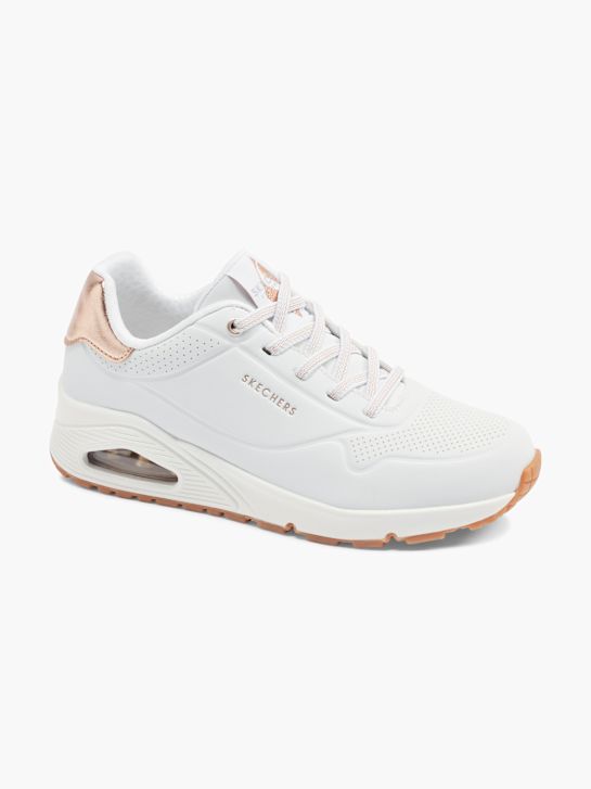 skechers uno - brillo de distancia slip-on entrenador blanco deichmann