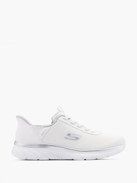 skechers swift ajuste Único proveedor slip-on entrenador blanco deichmann
