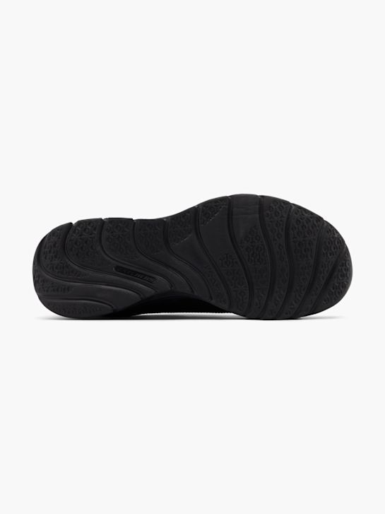 skechers swift ajuste Único proveedor slip-on entrenador negro deichmann