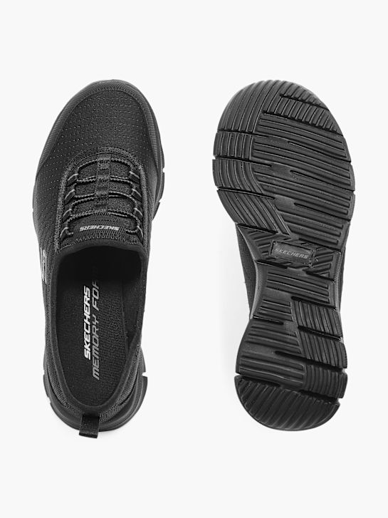 skechers animada slip-on entrenador negro deichmann