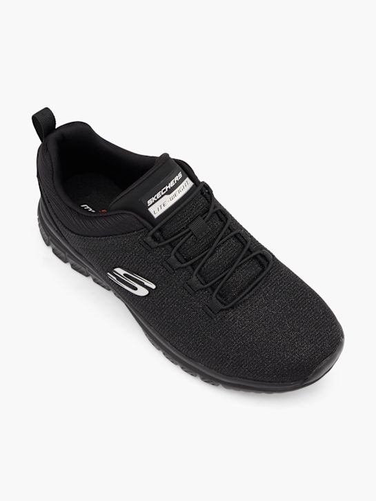 skechers elegante 4.0 slip-on entrenador negro deichmann