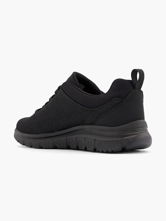 skechers elegante 4.0 slip-on entrenador negro deichmann