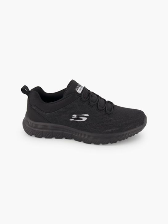 skechers elegante 4.0 slip-on entrenador negro deichmann