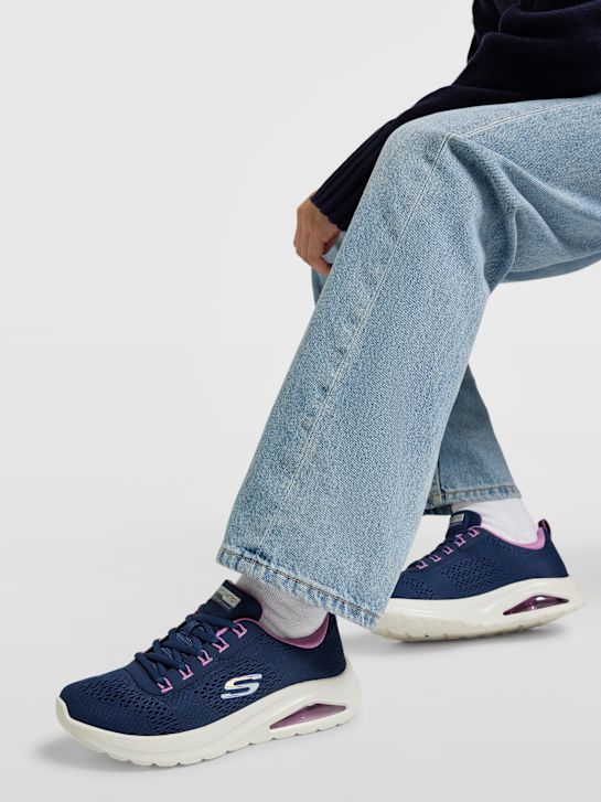 skechers contourist aire trainer azul deichmann
