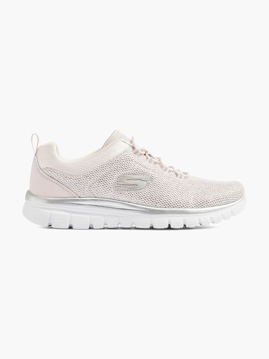 skechers elegante 2.0 entrenador rosa deichmann