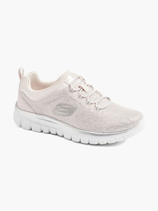 skechers elegante 2.0 entrenador rosa deichmann