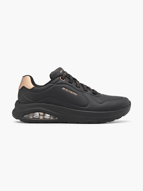 skechers con aire slip-on entrenador negro deichmann