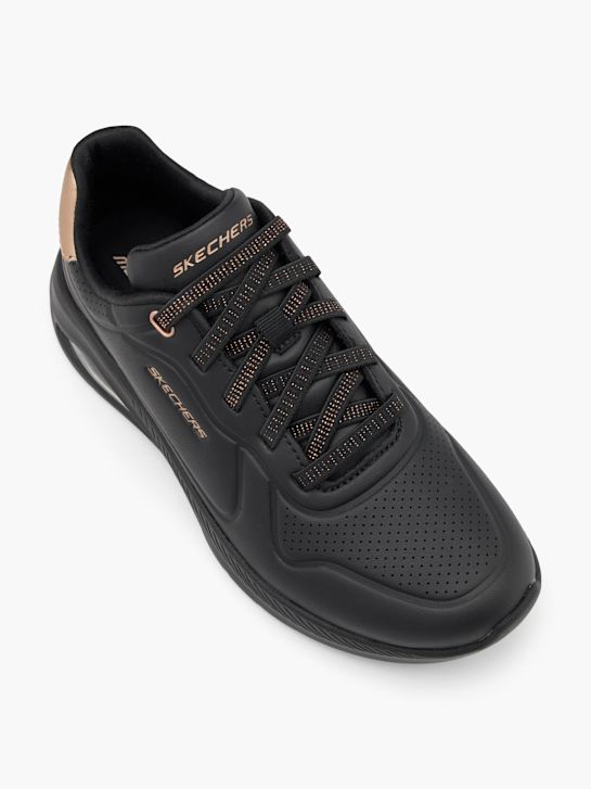 skechers con aire slip-on entrenador negro deichmann