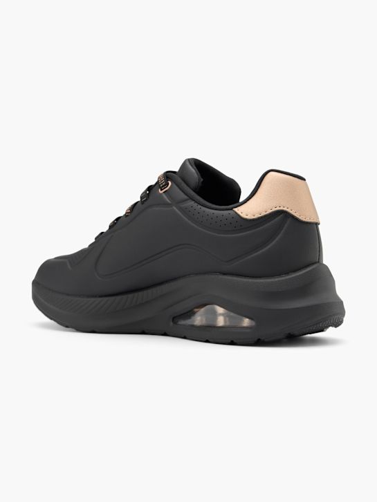 skechers con aire slip-on entrenador negro deichmann
