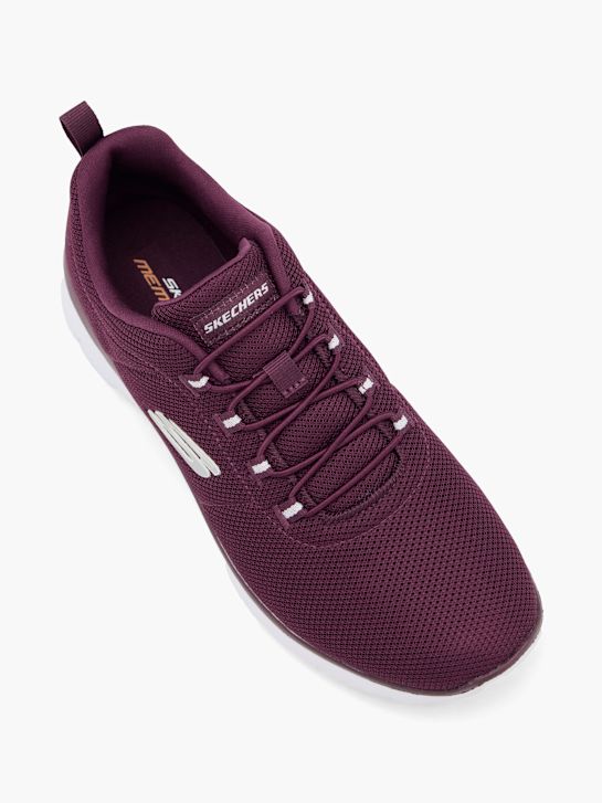 skechers puro genio optimistas en cuanto a la mezcla slip-on entrenador de borgoña deichmann