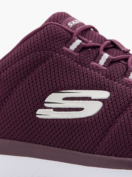 skechers puro genio optimistas en cuanto a la mezcla slip-on entrenador de borgoña deichmann
