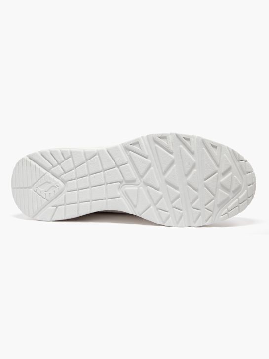 skechers uno de cuÑa grueso entrenador blanco deichmann