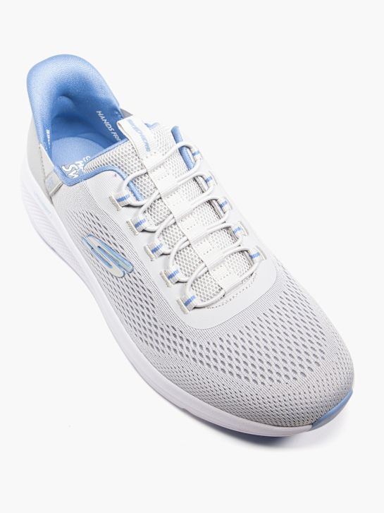 skechers swift ajuste slip-on entrenador gris deichmann