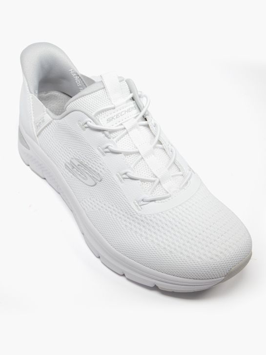skechers arco de la comodidad y el swift ajuste slip-on entrenador blanco deichmann