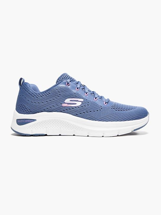 skechers arco de confort 2.0 entrenador azul deichmann