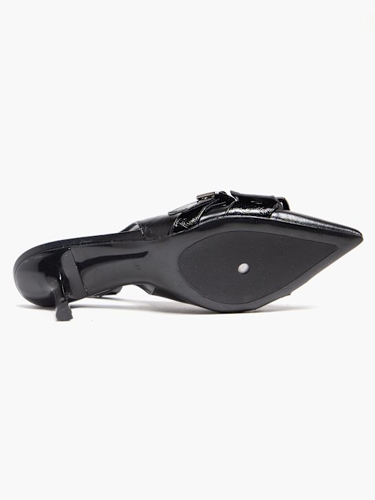 pasarela slingback talón negro deichmann