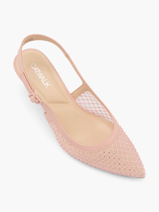 pasarela slingback tacón beige deichmann