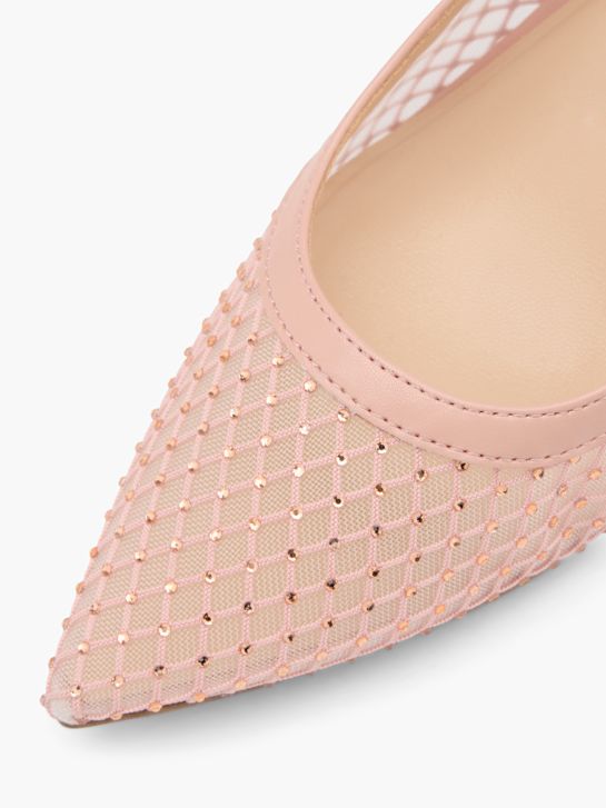 pasarela slingback tacón beige deichmann