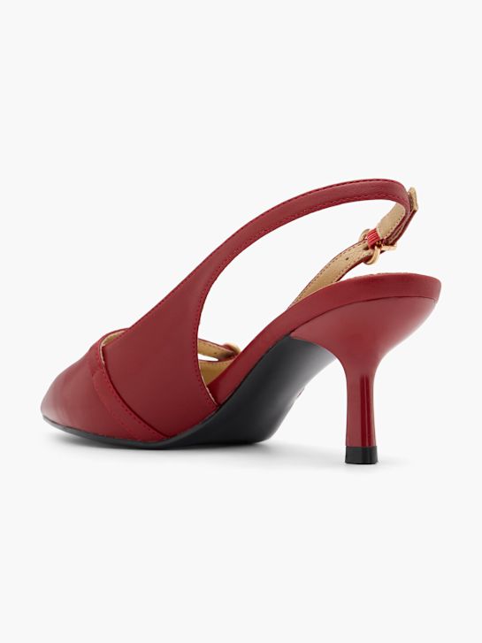 pasarela slingback talón rojo deichmann