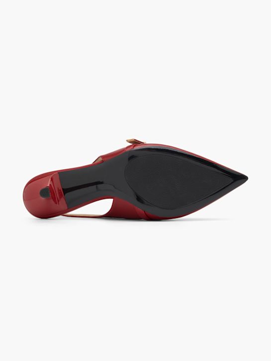 pasarela slingback talón rojo deichmann