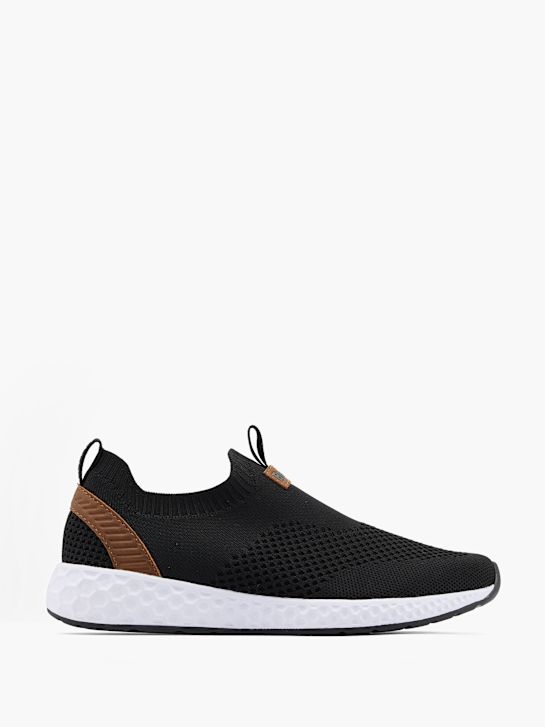 banco slip-on entrenador negro deichmann