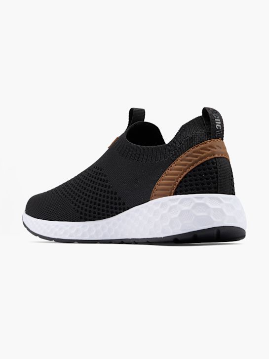 banco slip-on entrenador negro deichmann