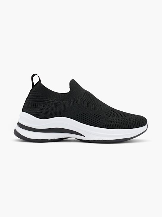 graceland slip-on entrenador negro deichmann