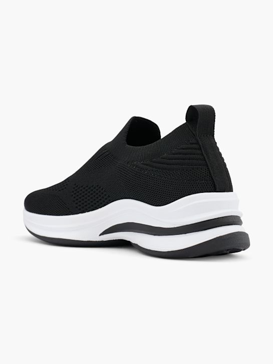 graceland slip-on entrenador negro deichmann