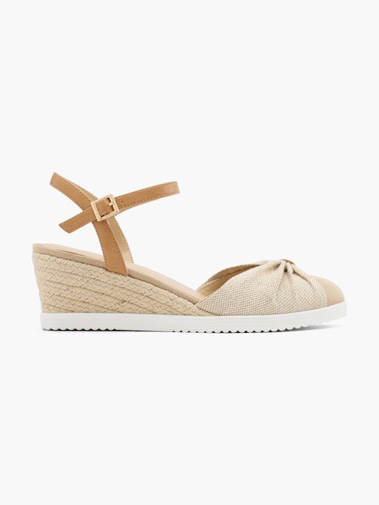 graceland de tacón de la sandalia beige deichmann