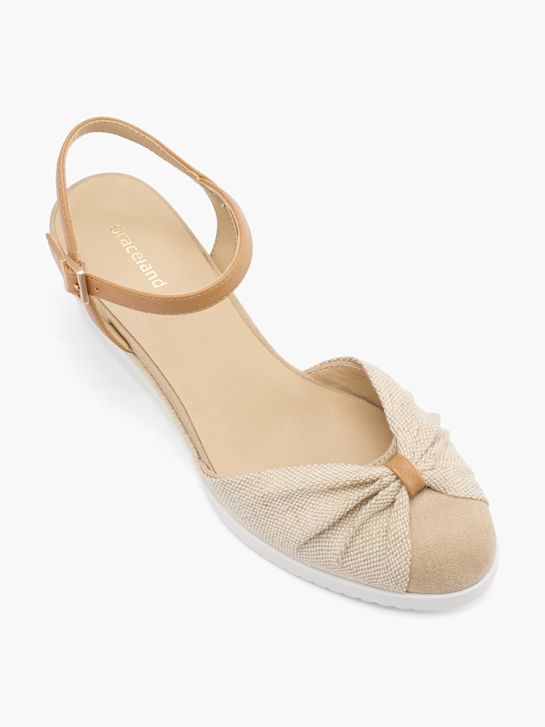graceland de tacón de la sandalia beige deichmann