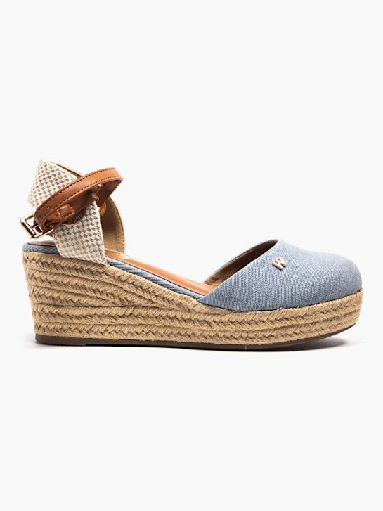 wrangler de tacón de la sandalia azul deichmann