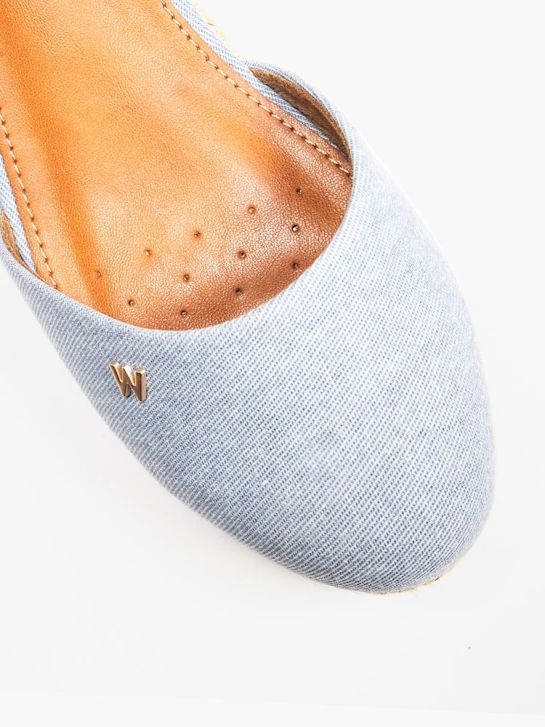 wrangler de tacón de la sandalia azul deichmann
