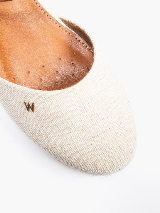 wrangler de tacón de la sandalia beige deichmann
