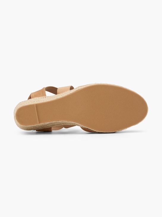 graceland de tacón de la sandalia beige deichmann