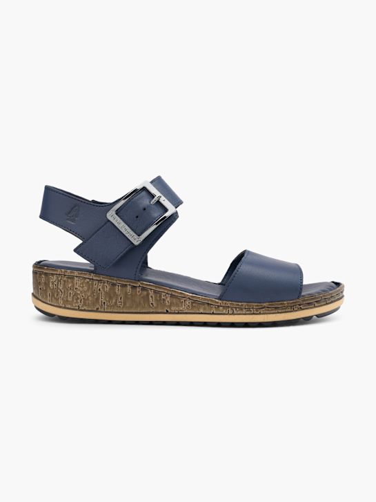 hush puppies de tacón de la sandalia azul deichmann