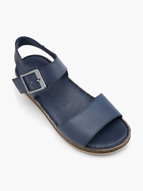 hush puppies de tacón de la sandalia azul deichmann
