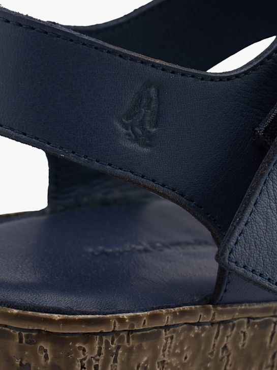 hush puppies de tacón de la sandalia azul deichmann
