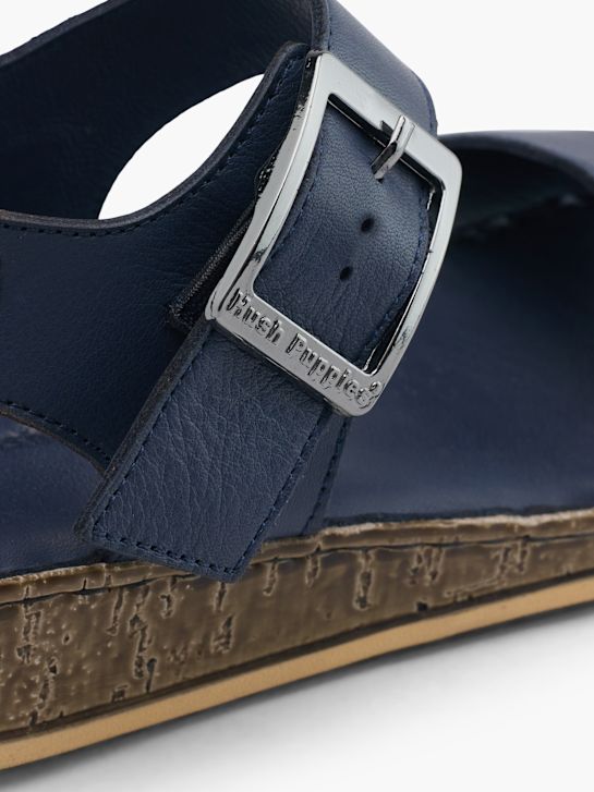 hush puppies de tacón de la sandalia azul deichmann
