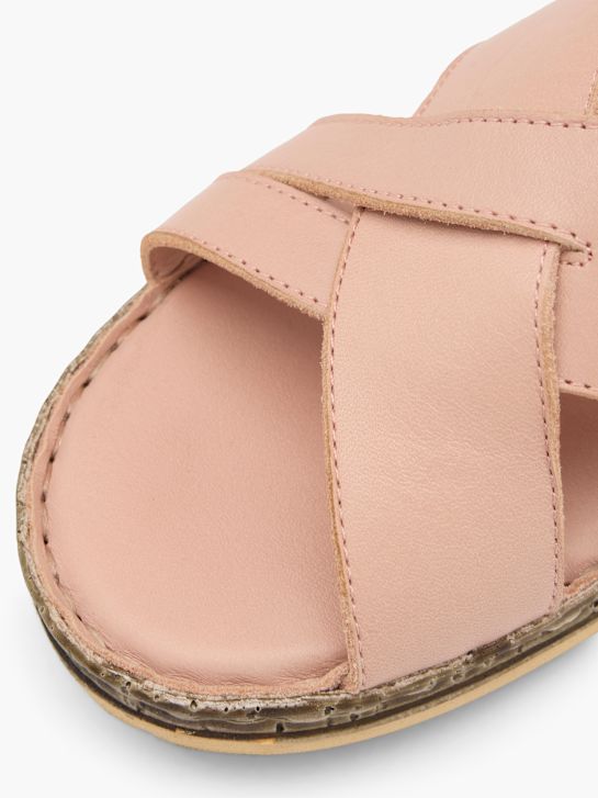 hush puppies de tacón de la sandalia rosa deichmann