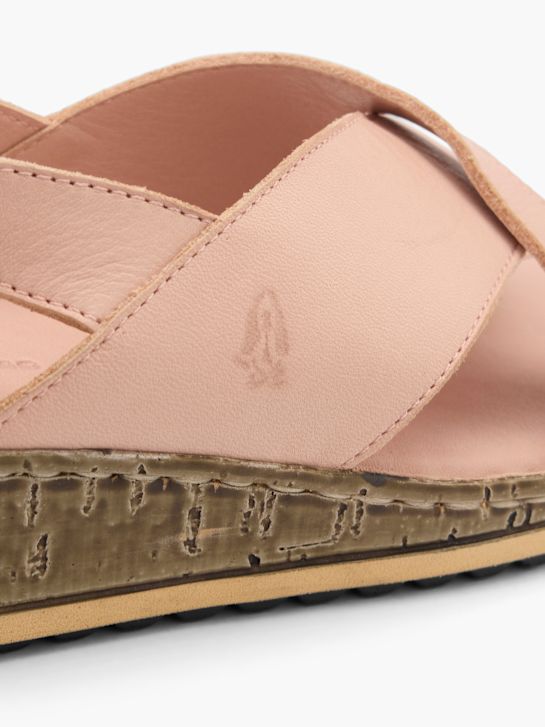 hush puppies de tacón de la sandalia rosa deichmann