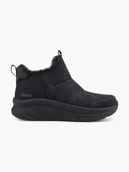 banco de botas de invierno negro deichmann