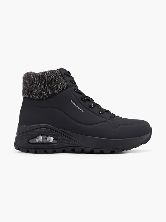 skechers uno resistente cordones de arranque negro deichmann
