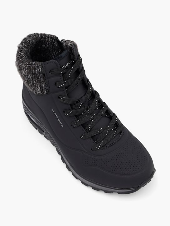 skechers uno resistente cordones de arranque negro deichmann