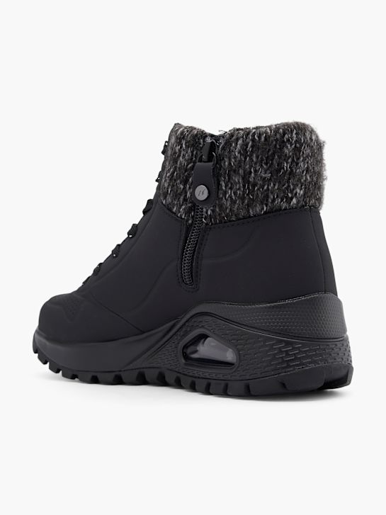 skechers uno resistente cordones de arranque negro deichmann