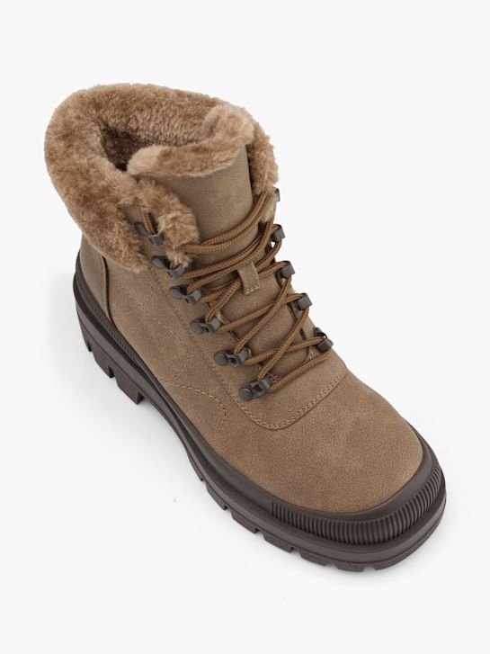 pasarela de cordones de arranque taupe deichmann